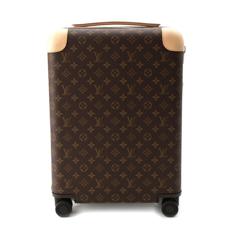 Louis Vuitton Horizon Monogram Canvas Suitcase Trunk Case Brown Beige Tan